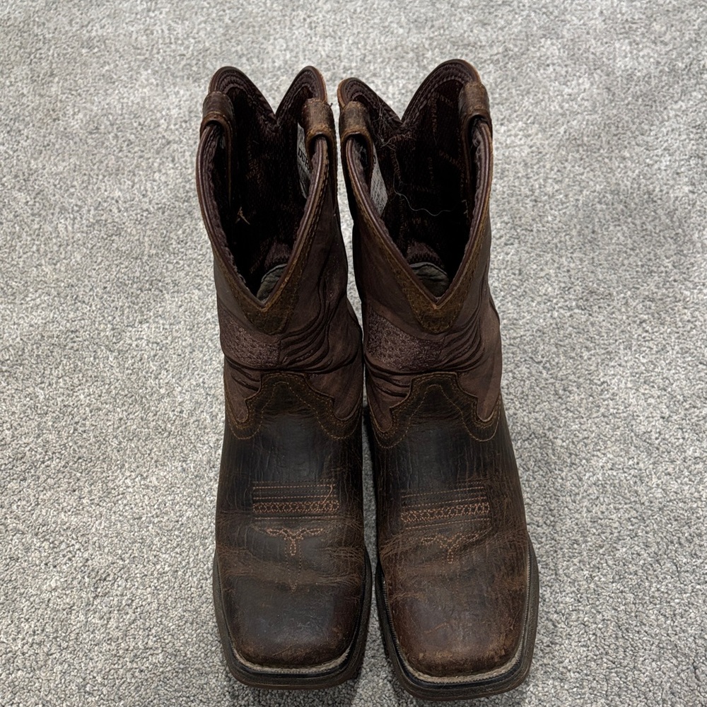 Durango Kids Dark Brown Cowboy Boots